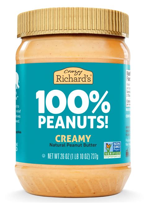 Crazy richard's peanut - Crazy Richard's 100% All-Natural Creamy Vegan Peanut Butter with No Added Sugar and Non-GMO (16 Ounce, Pack of 12) Visit the Crazy Richard's Store 4.4 4.4 out of 5 stars 227 ratings